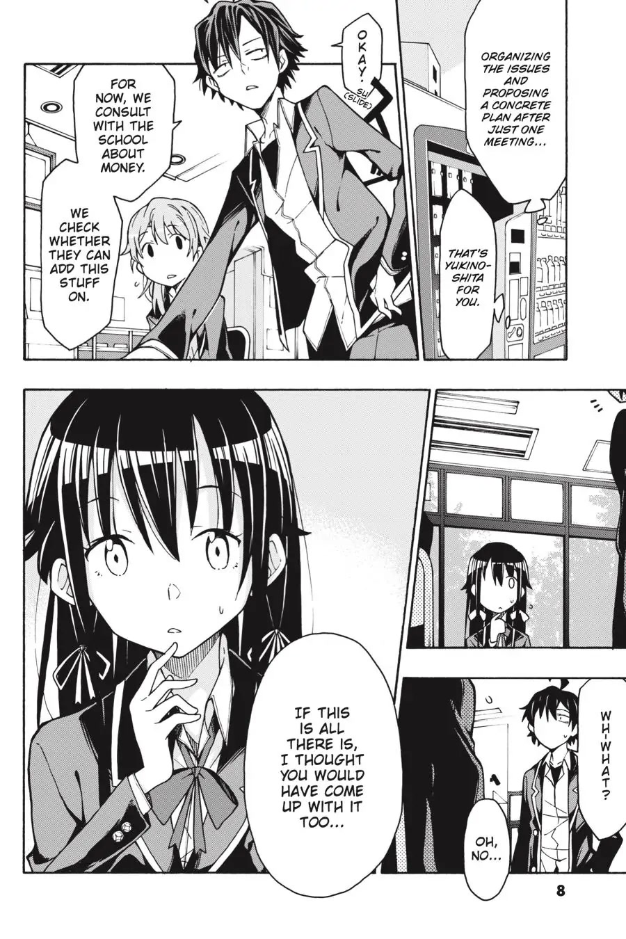 My Youth Romantic Comedy Is Wrong as I Expected @ comic Chapter 65 page 8 - Chapter 65