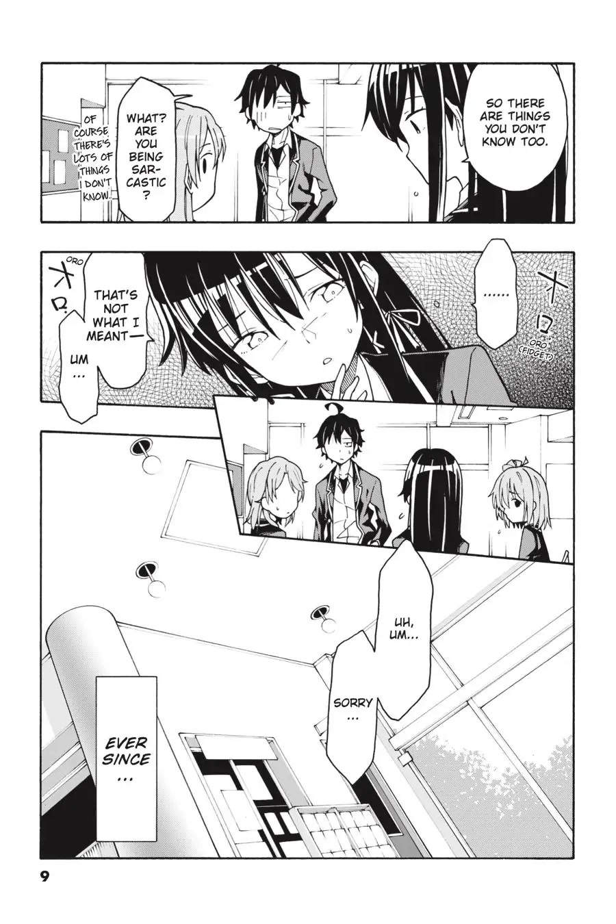 My Youth Romantic Comedy Is Wrong as I Expected @ comic Chapter 65 page 9 - Chapter 65