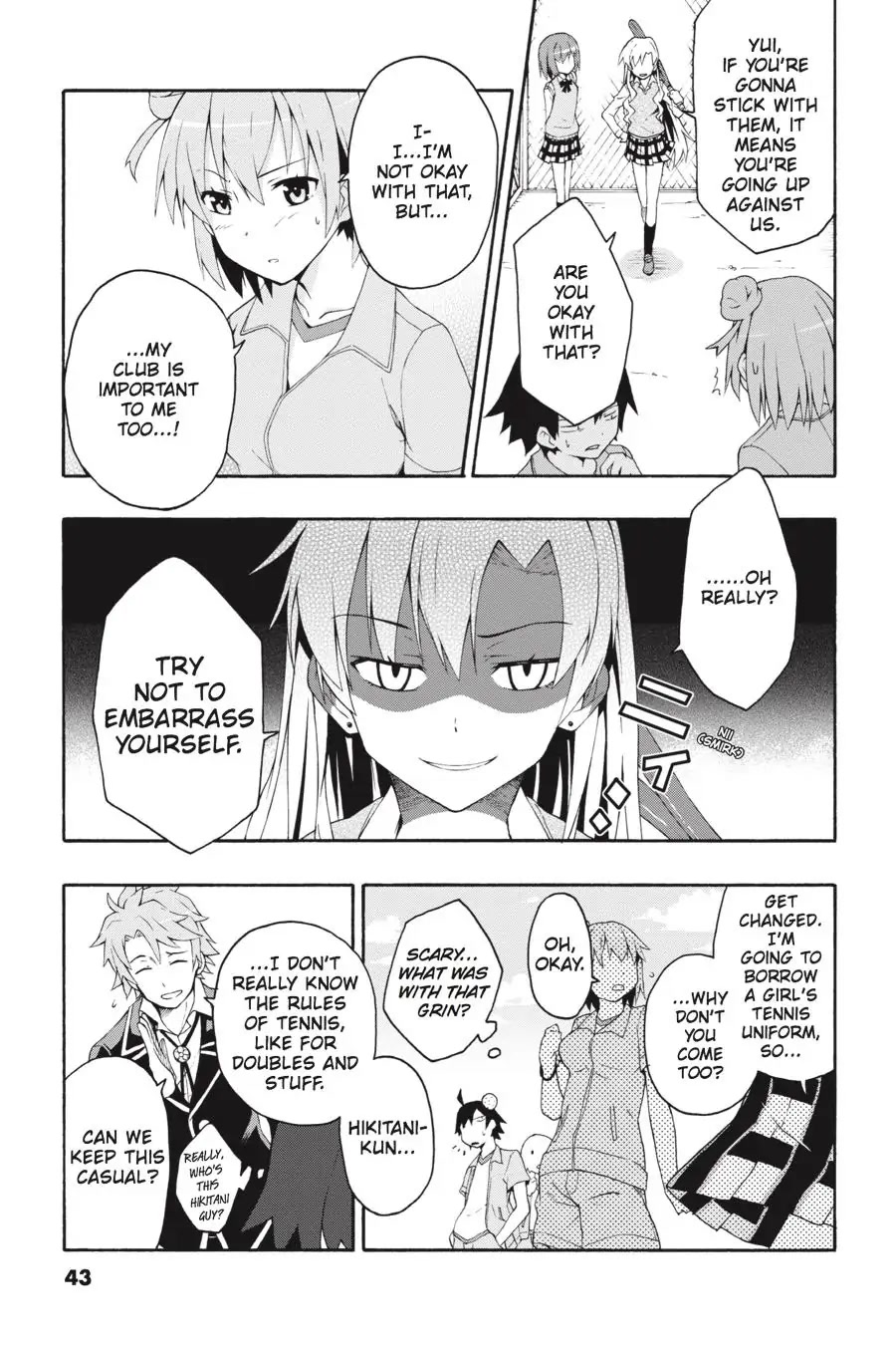 My Youth Romantic Comedy Is Wrong as I Expected @ comic Chapter 7 page 11 - Chapter 7