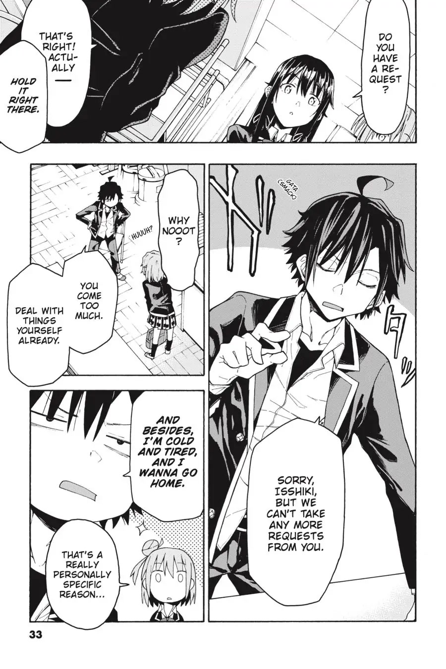 My Youth Romantic Comedy Is Wrong as I Expected @ comic Chapter 71 page 33 - Chapter 71