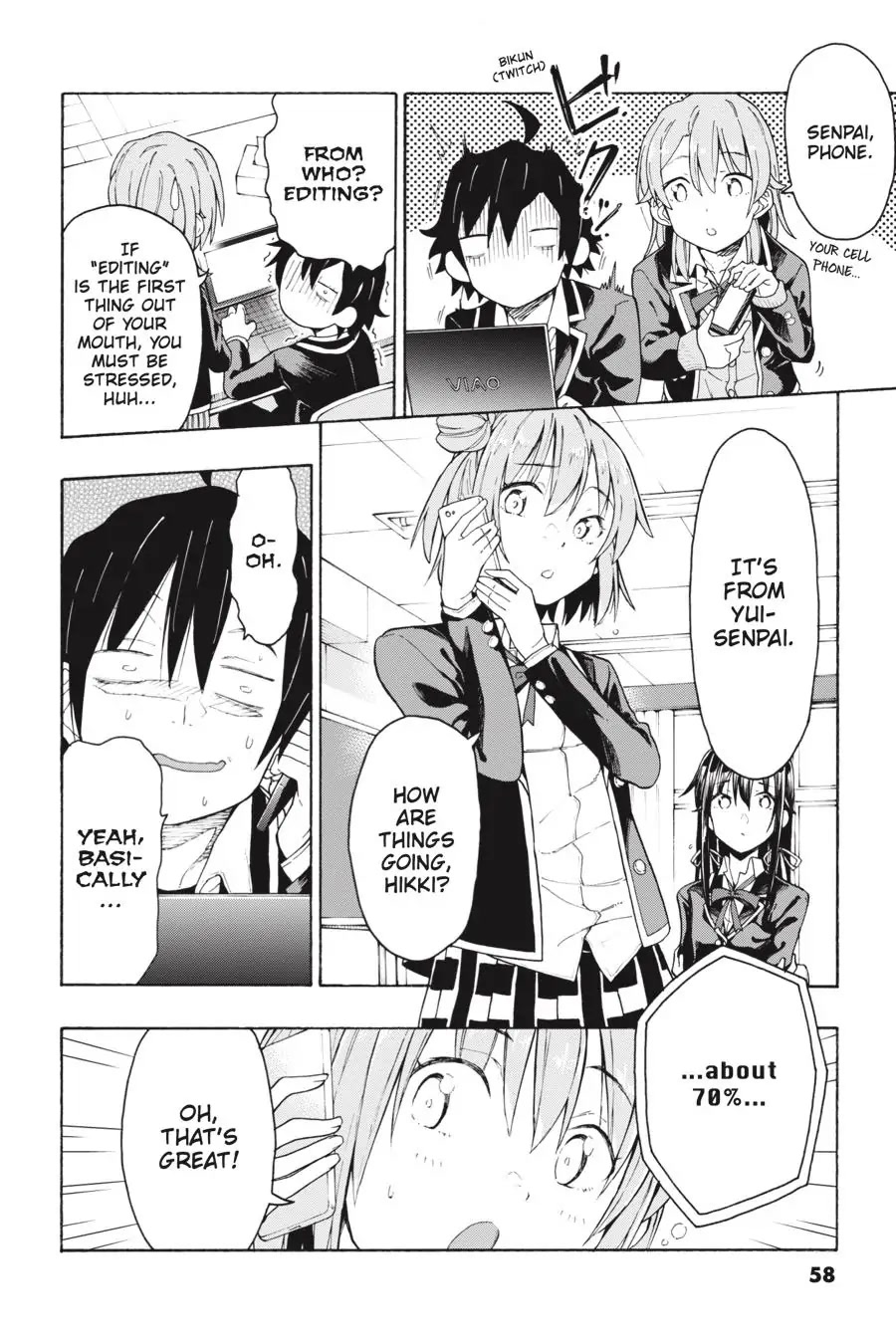 My Youth Romantic Comedy Is Wrong as I Expected @ comic Chapter 72 page 18 - Chapter 72