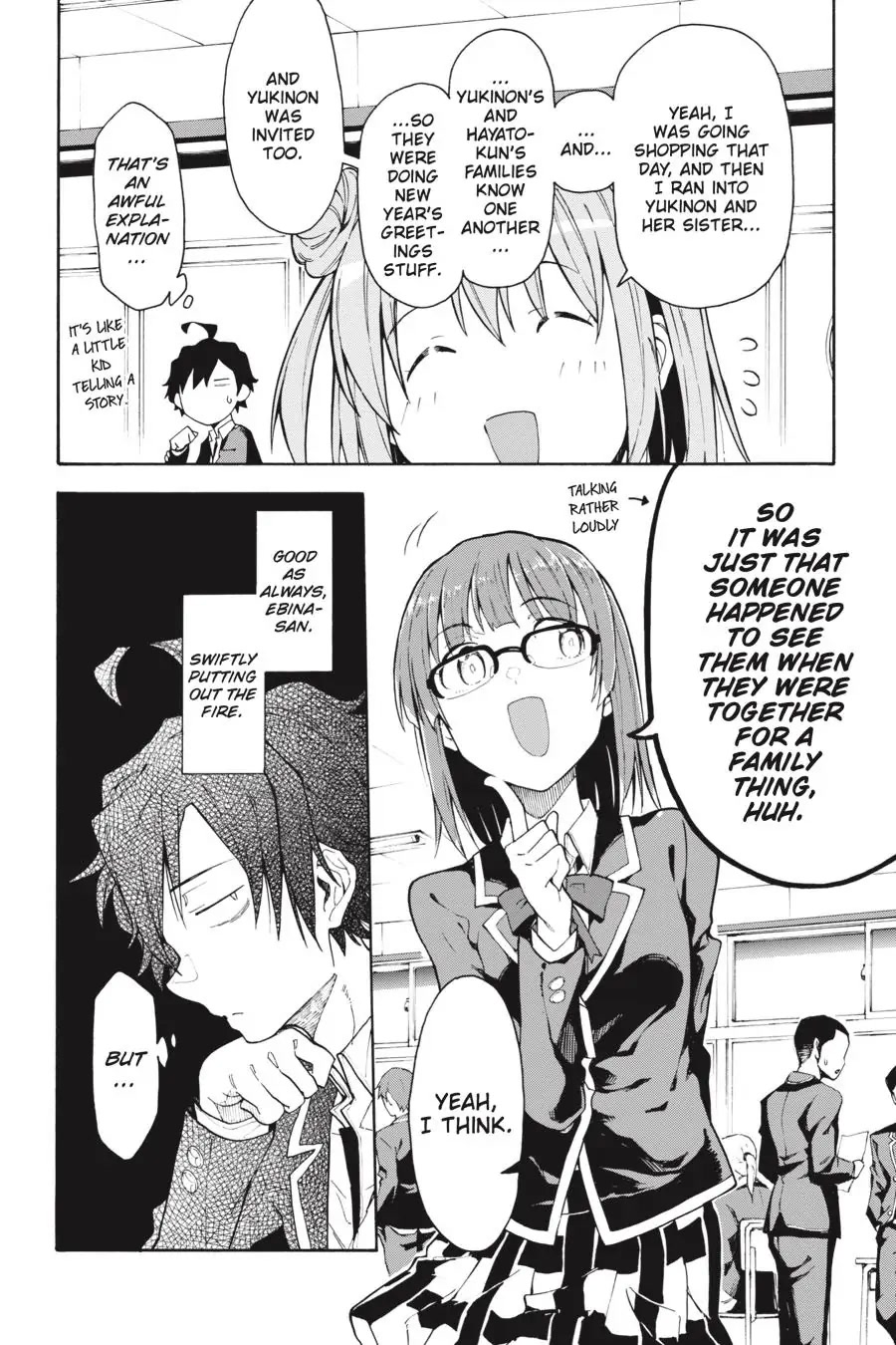 My Youth Romantic Comedy Is Wrong as I Expected @ comic Chapter 75 page 16 - Chapter 75