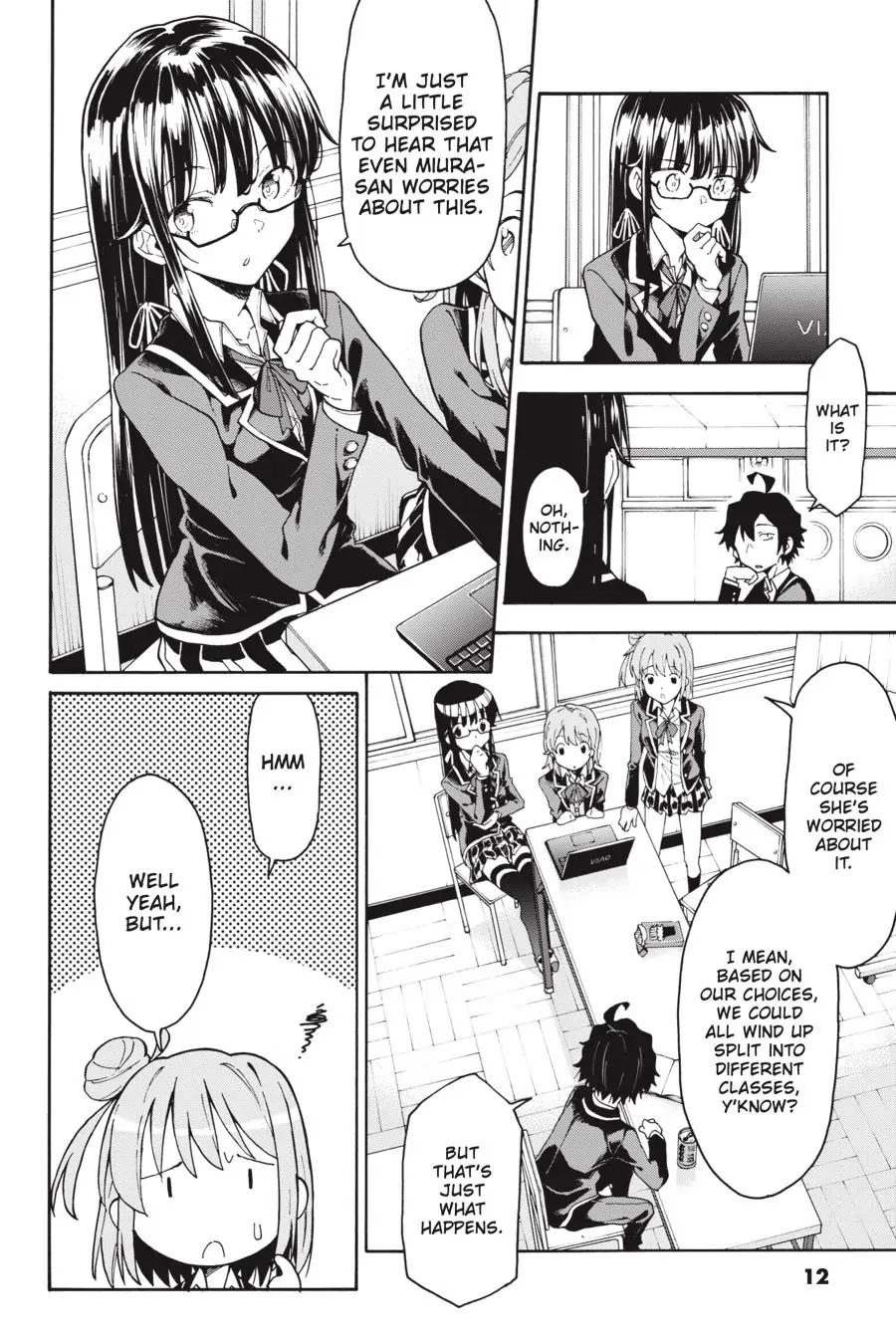 My Youth Romantic Comedy Is Wrong as I Expected @ comic Chapter 76 page 12 - Chapter 76