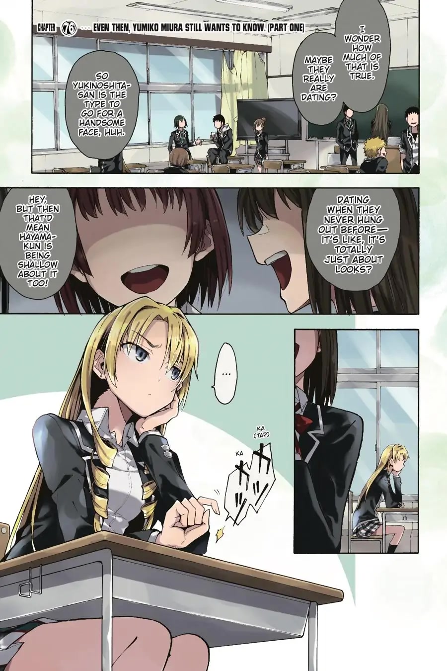 My Youth Romantic Comedy Is Wrong as I Expected @ comic Chapter 76 page 2 - Chapter 76