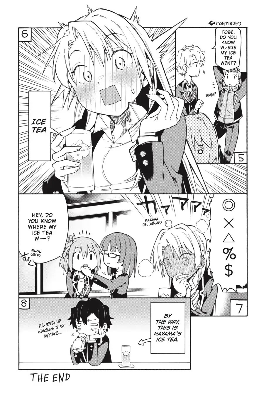My Youth Romantic Comedy Is Wrong as I Expected @ comic Chapter 81.5 page 10 - Chapter 81.5