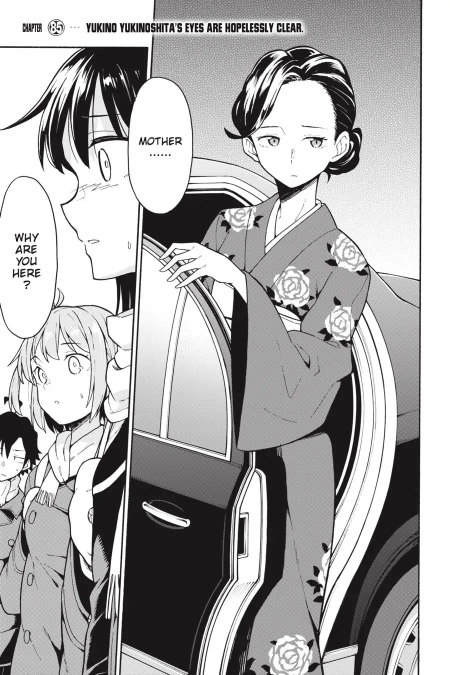 My Youth Romantic Comedy Is Wrong as I Expected @ comic Chapter 85 page 1 - Chapter 85