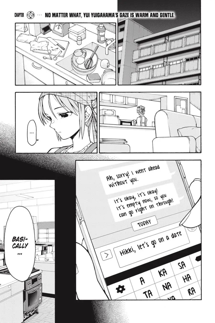 My Youth Romantic Comedy Is Wrong as I Expected @ comic Chapter 86 page 1 - Chapter 86