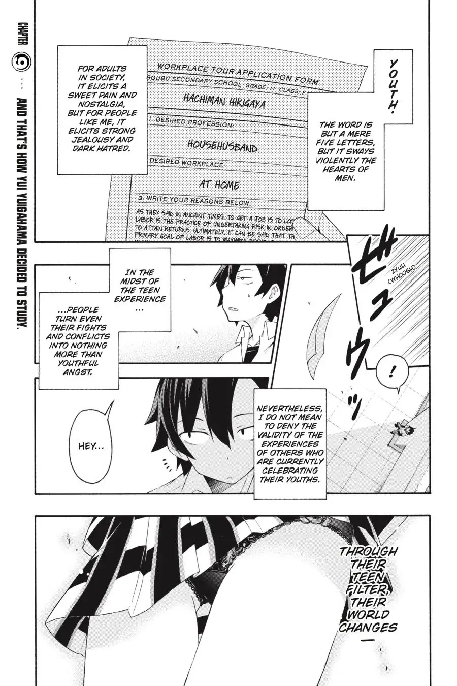 My Youth Romantic Comedy Is Wrong as I Expected @ comic Chapter 9 page 1 - Chapter 9