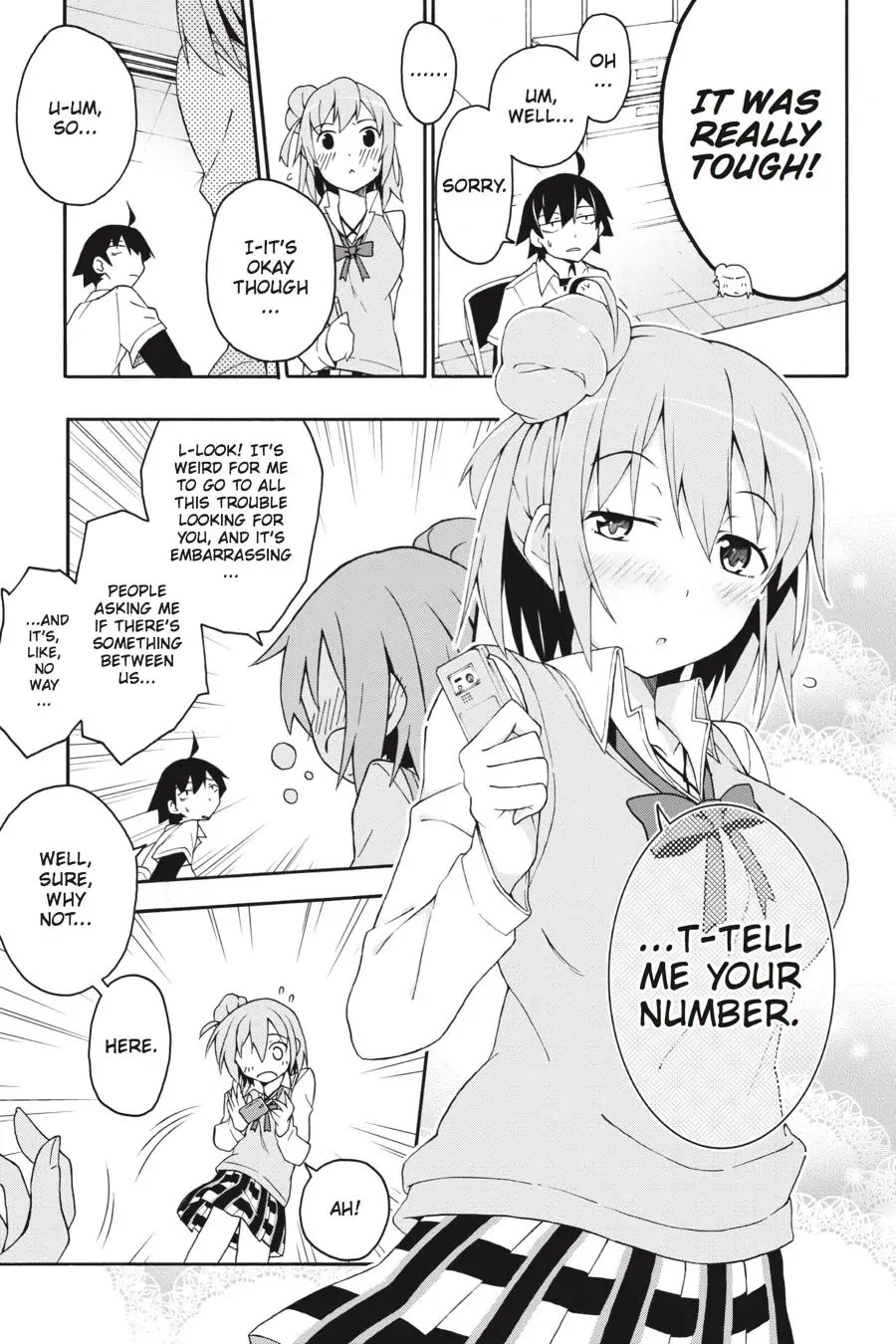 My Youth Romantic Comedy Is Wrong as I Expected @ comic Chapter 9 page 12 - Chapter 9