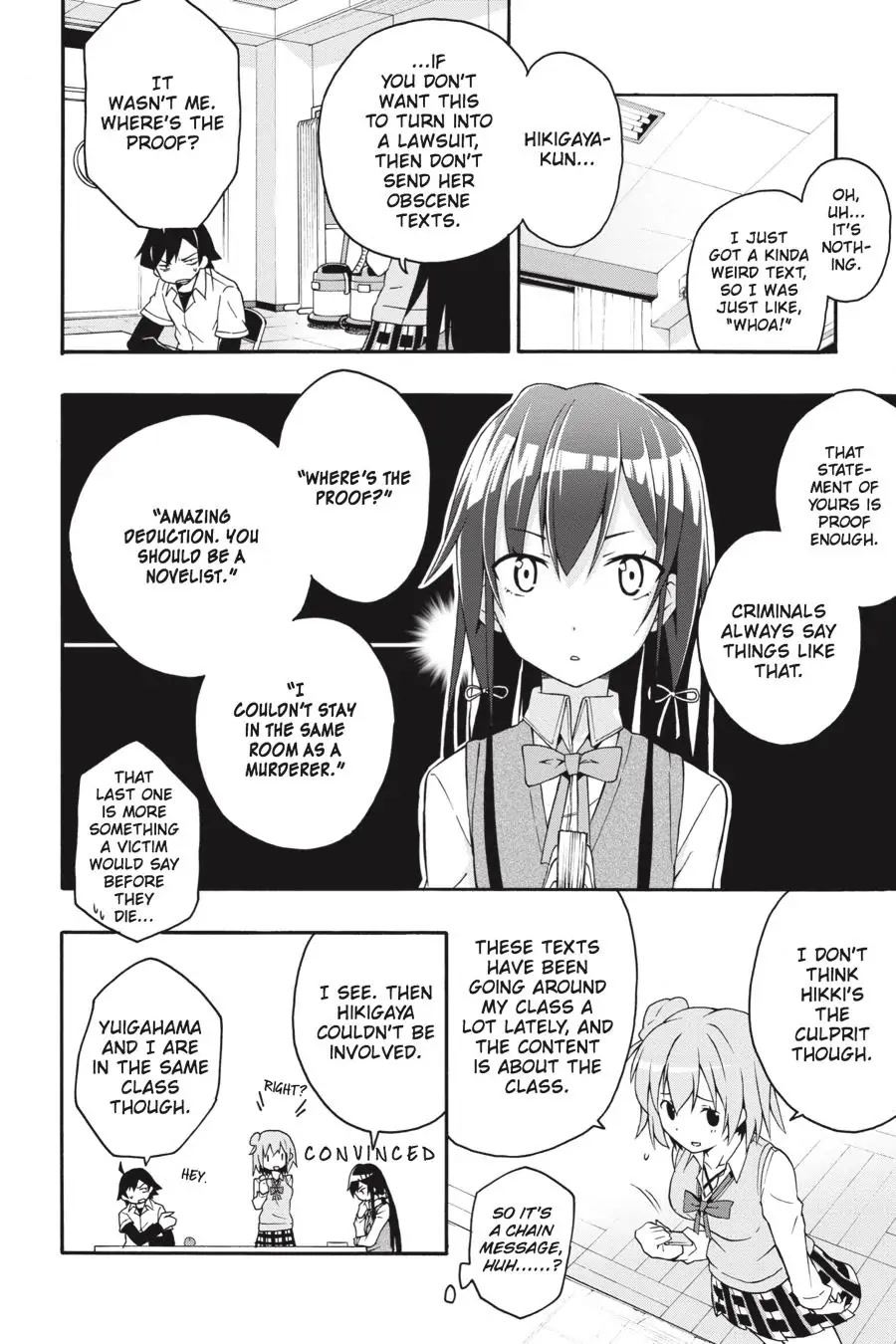 My Youth Romantic Comedy Is Wrong as I Expected @ comic Chapter 9 page 17 - Chapter 9