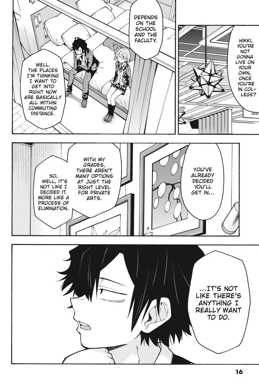 My Youth Romantic Comedy Is Wrong as I Expected @ comic Chapter 92 page 16 - Chapter 92