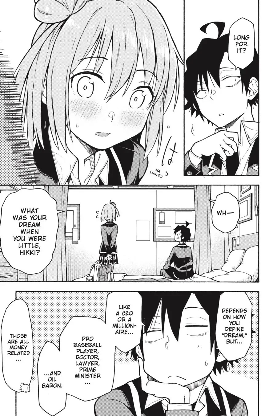 My Youth Romantic Comedy Is Wrong as I Expected @ comic Chapter 92 page 19 - Chapter 92