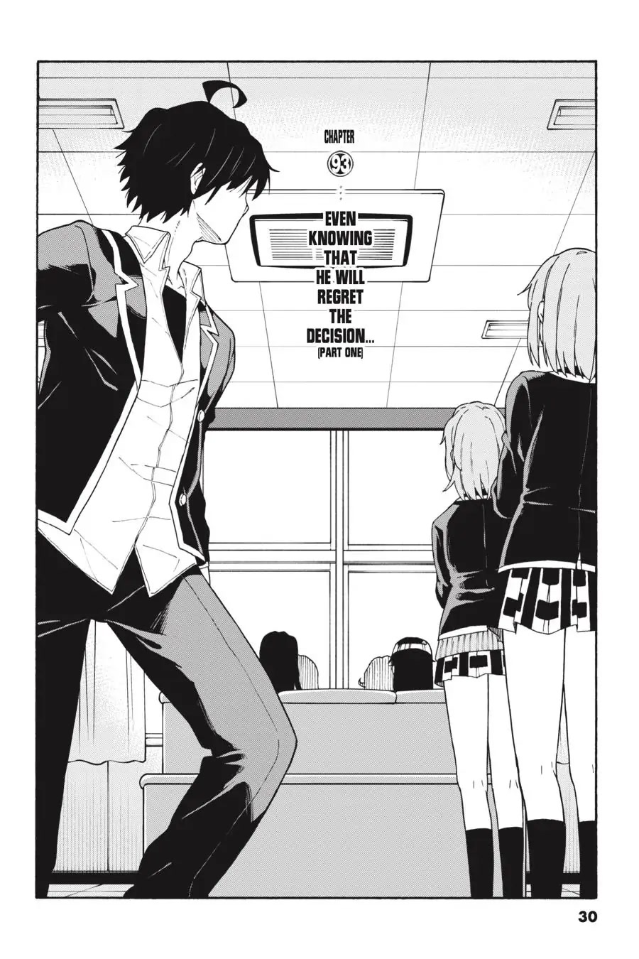 My Youth Romantic Comedy Is Wrong as I Expected @ comic Chapter 93 page 1 - Chapter 93