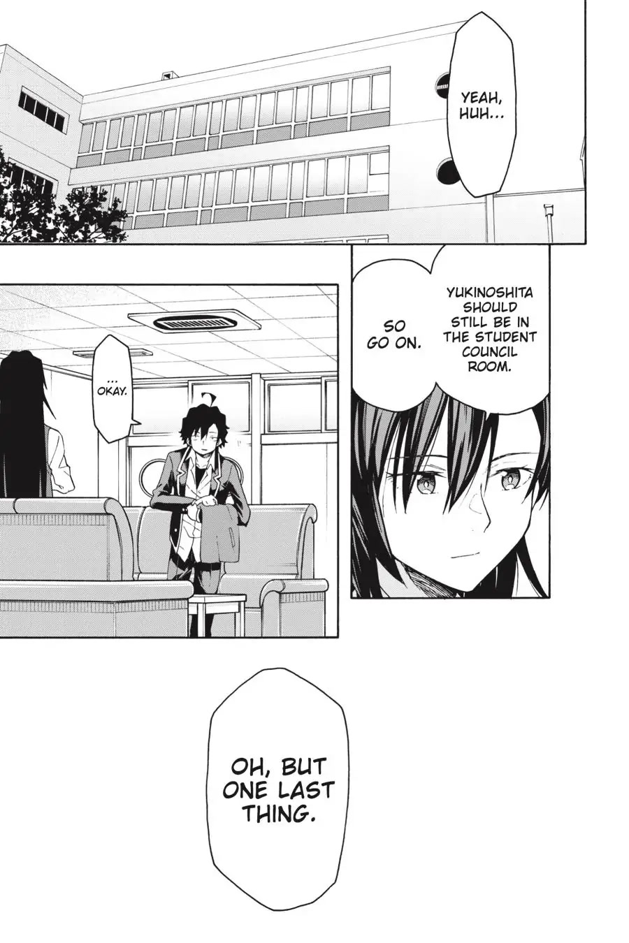 My Youth Romantic Comedy Is Wrong as I Expected @ comic Chapter 95 page 11 - Chapter 95