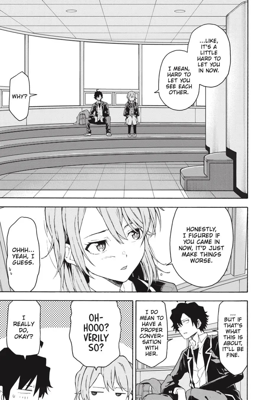 My Youth Romantic Comedy Is Wrong as I Expected @ comic Chapter 95 page 17 - Chapter 95