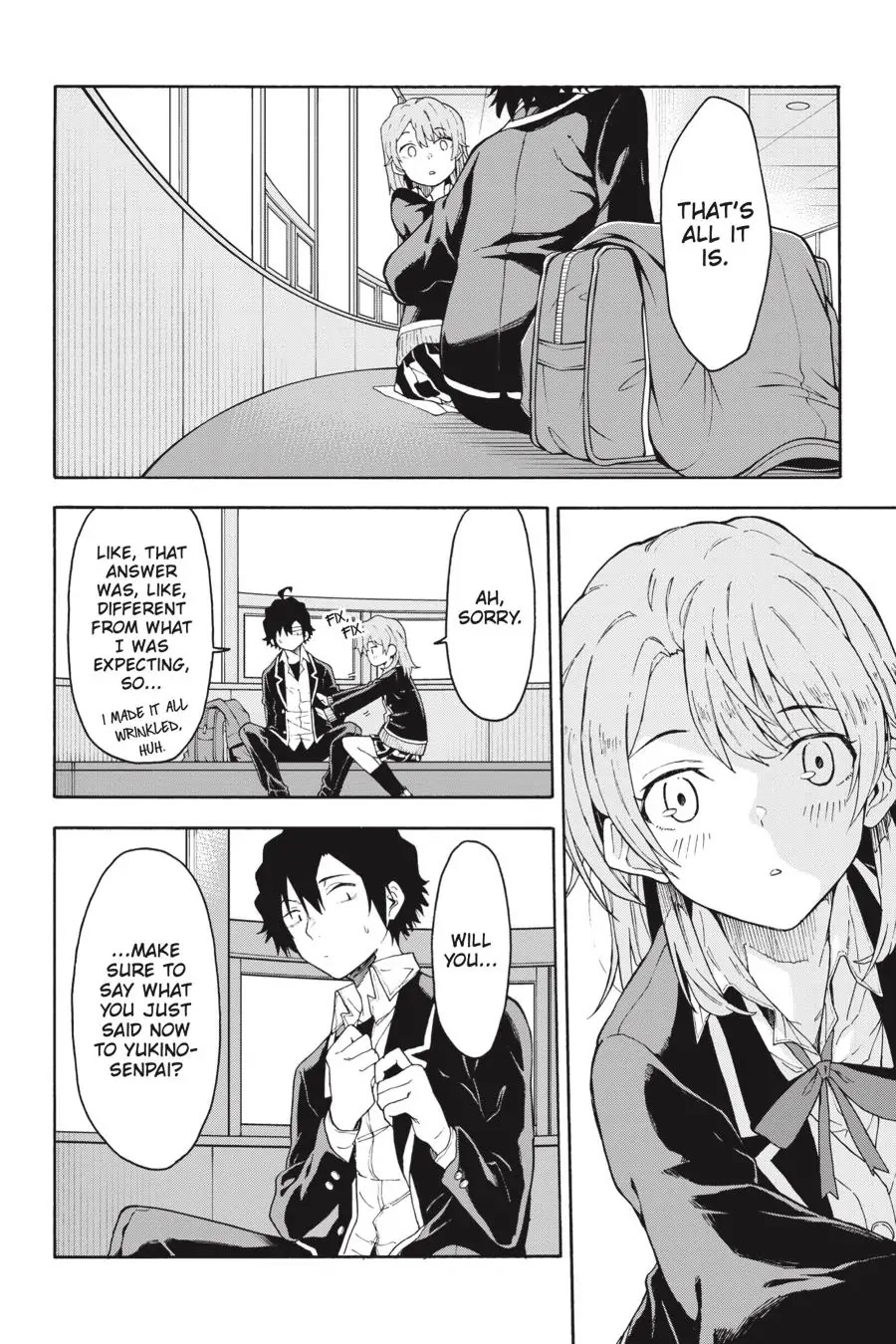 My Youth Romantic Comedy Is Wrong as I Expected @ comic Chapter 95 page 26 - Chapter 95