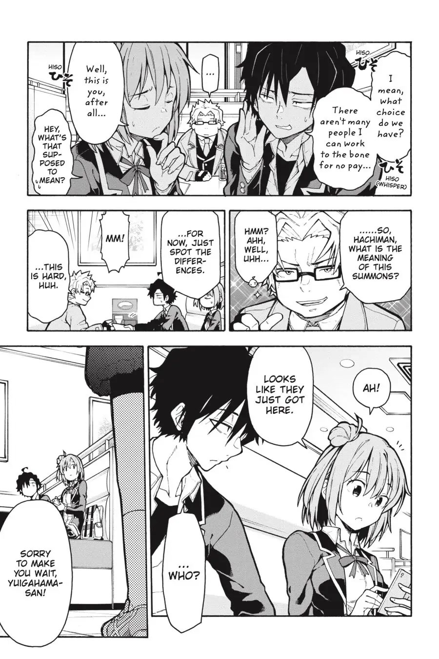 My Youth Romantic Comedy Is Wrong as I Expected @ comic Chapter 98 page 5 - Chapter 98