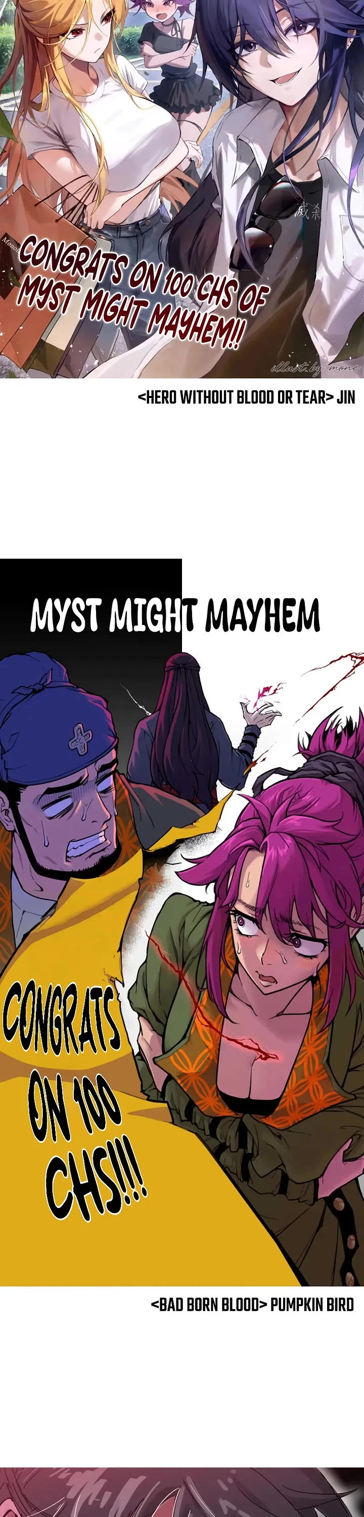 Myst, Might, Mayhem Chapter 100 page 77 - Chapter 100