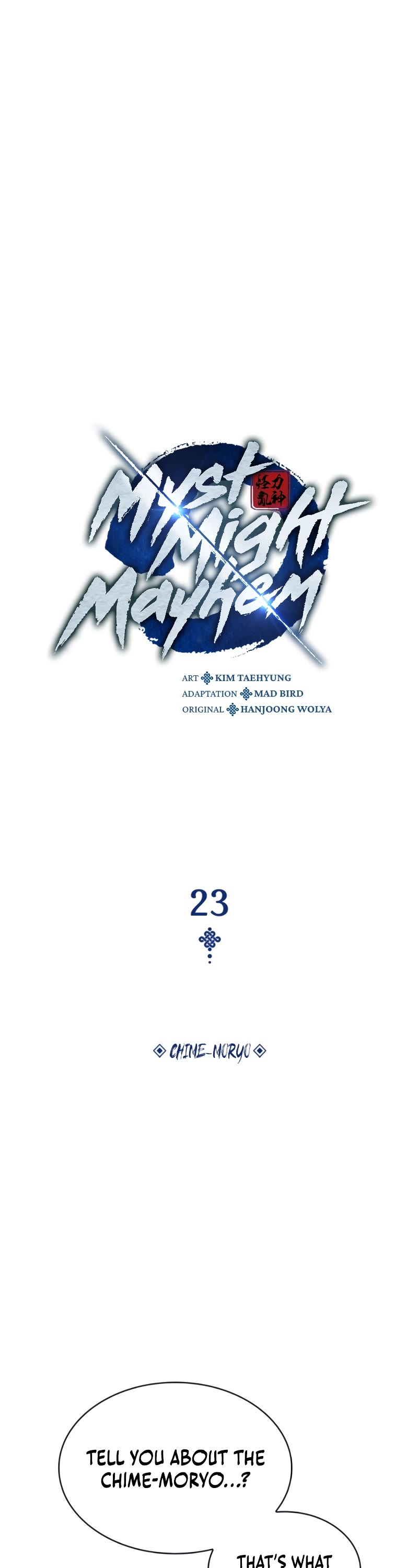 Myst, Might, Mayhem Chapter 23 page 9 - Chapter 23: Chime-moryo