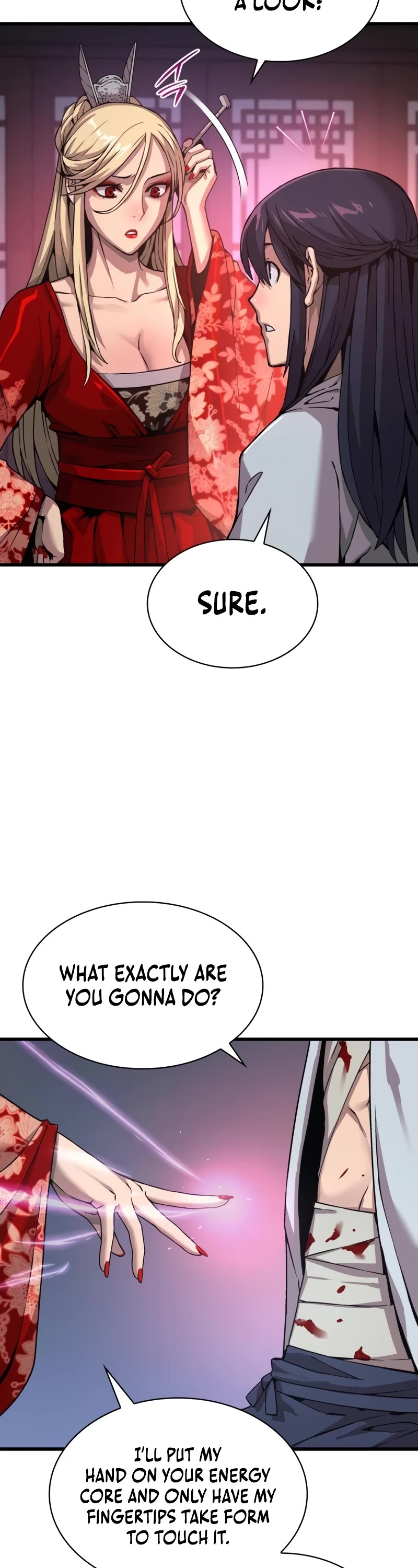 Myst, Might, Mayhem Chapter 24 page 19 - Chapter 24: Outer Hall Master Sang Woongbaek