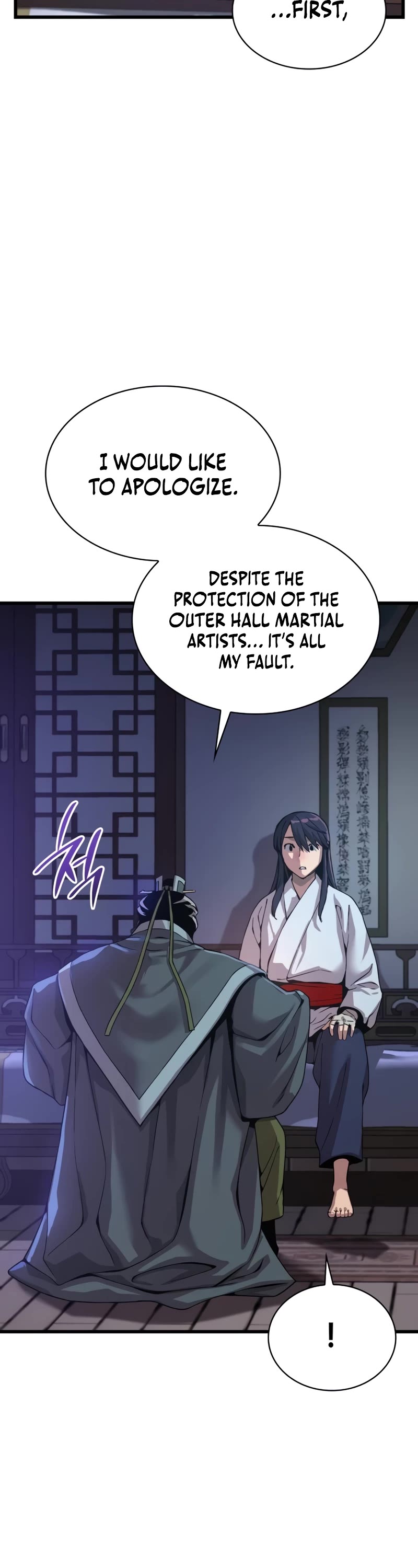 Myst, Might, Mayhem Chapter 24 page 34 - Chapter 24: Outer Hall Master Sang Woongbaek