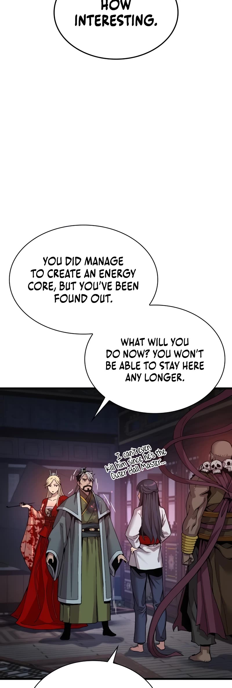 Myst, Might, Mayhem Chapter 24 page 64 - Chapter 24: Outer Hall Master Sang Woongbaek