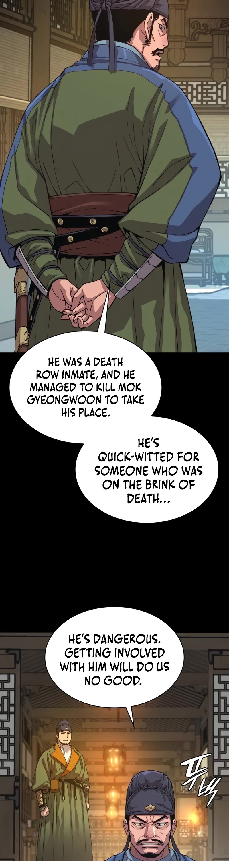 Myst, Might, Mayhem Chapter 3 page 14 - Chapter 3: Mok Sword Manor