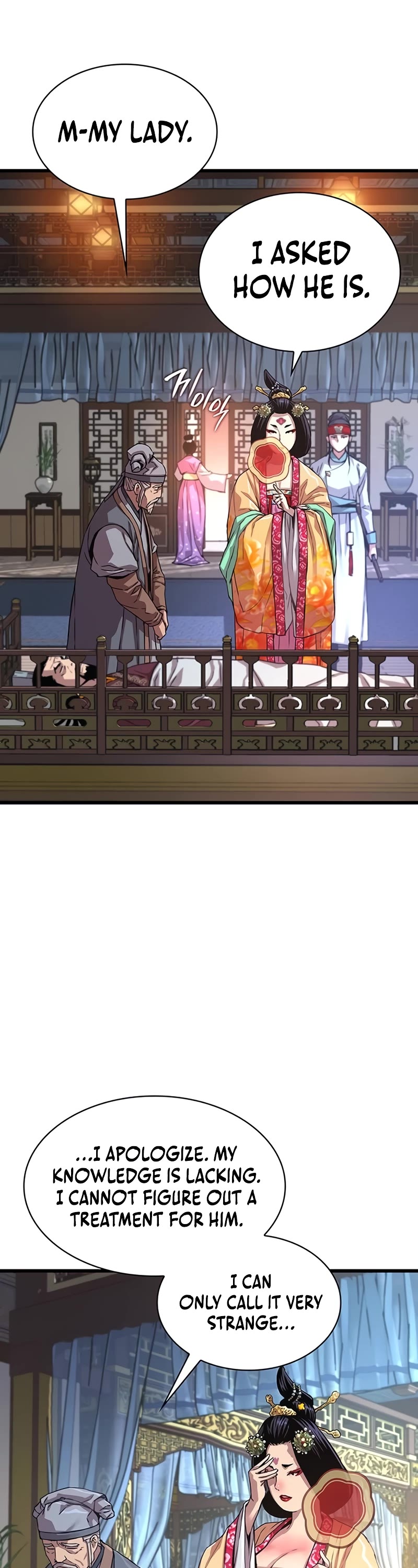 Myst, Might, Mayhem Chapter 3 page 58 - Chapter 3: Mok Sword Manor