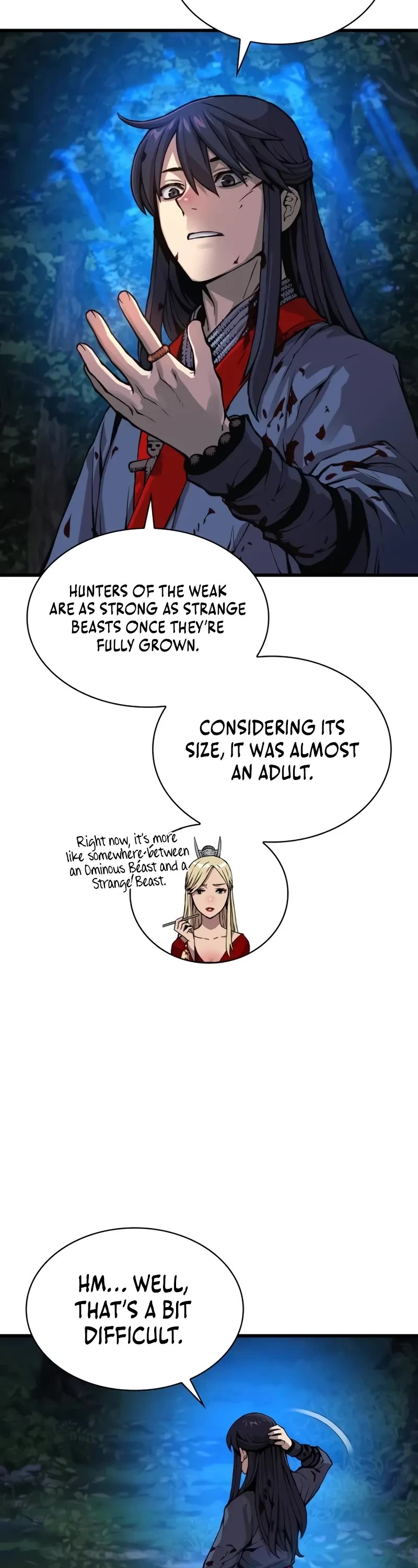 Myst, Might, Mayhem Chapter 46 page 35 - Chapter 46: Hunter of the Weak