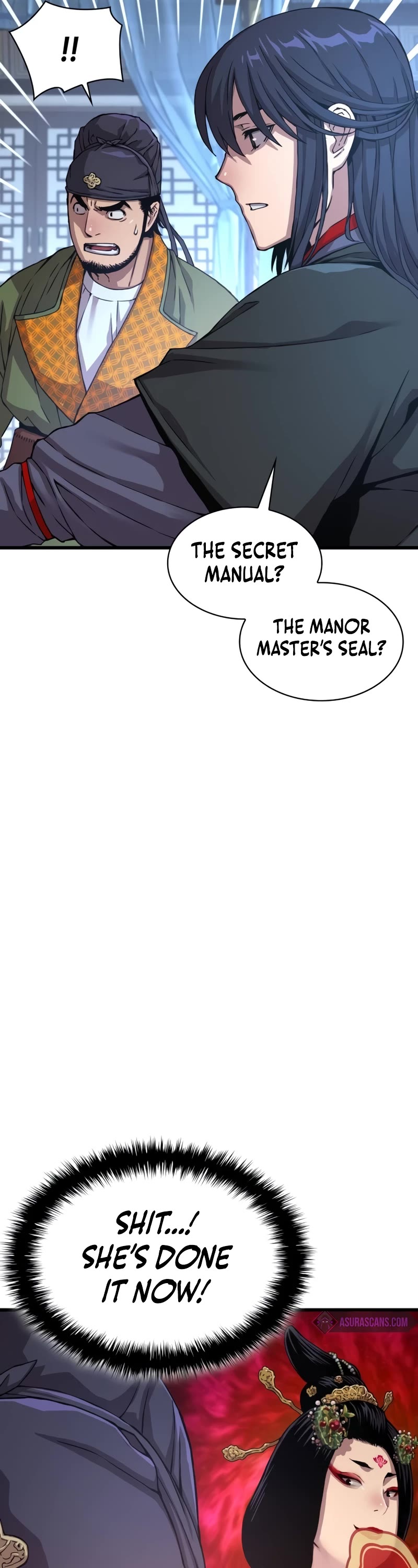 Myst, Might, Mayhem Chapter 5 page 42 - Chapter 5: The Secret Manual and the Seal
