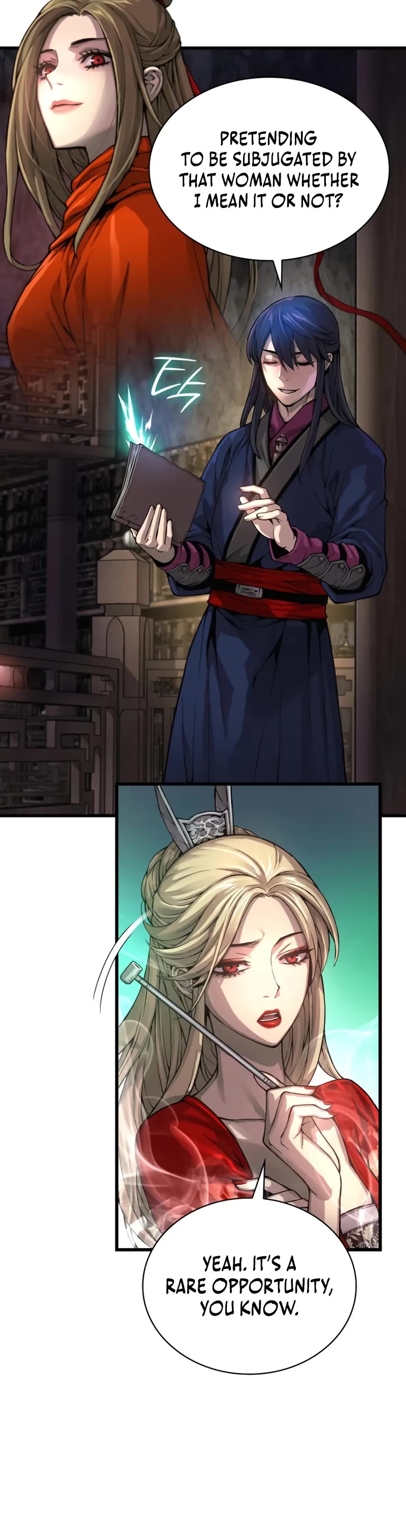 Myst, Might, Mayhem Chapter 71 page 3 - Chapter 71: The Red Room