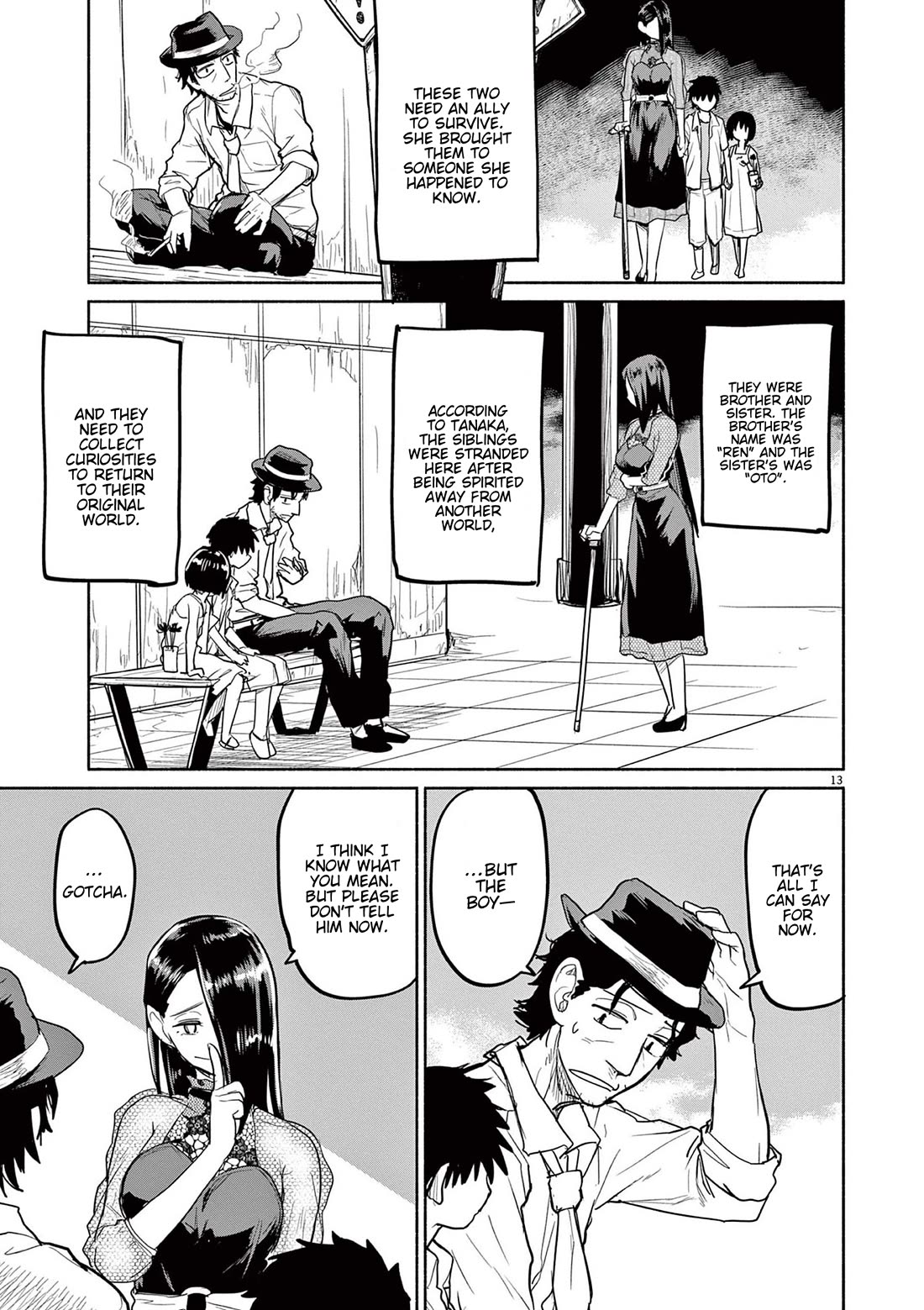 Mysteries, Maidens, And Mysterious Disappearances Chapter 70 page 13 - Chapter 70: Adashino Ren