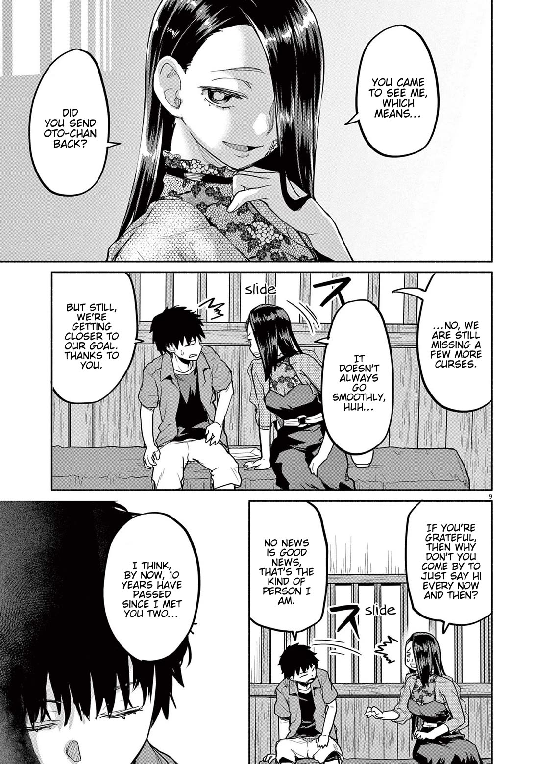 Mysteries, Maidens, And Mysterious Disappearances Chapter 70 page 9 - Chapter 70: Adashino Ren