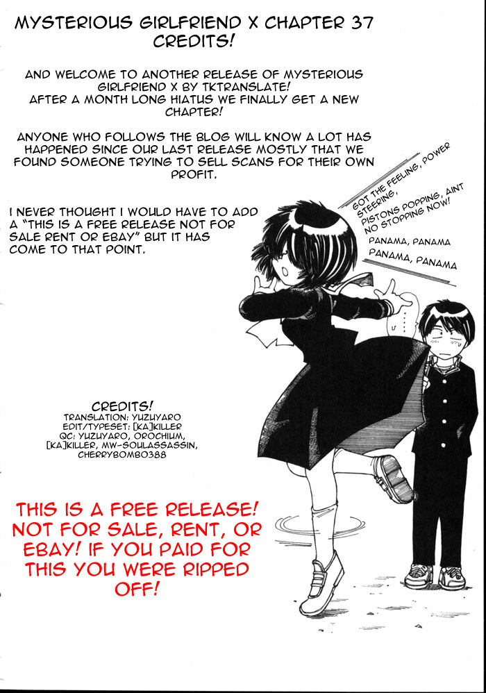 Mysterious Girlfriend X Chapter 37 page 34 - Chapter 37: Mysterious High Kick