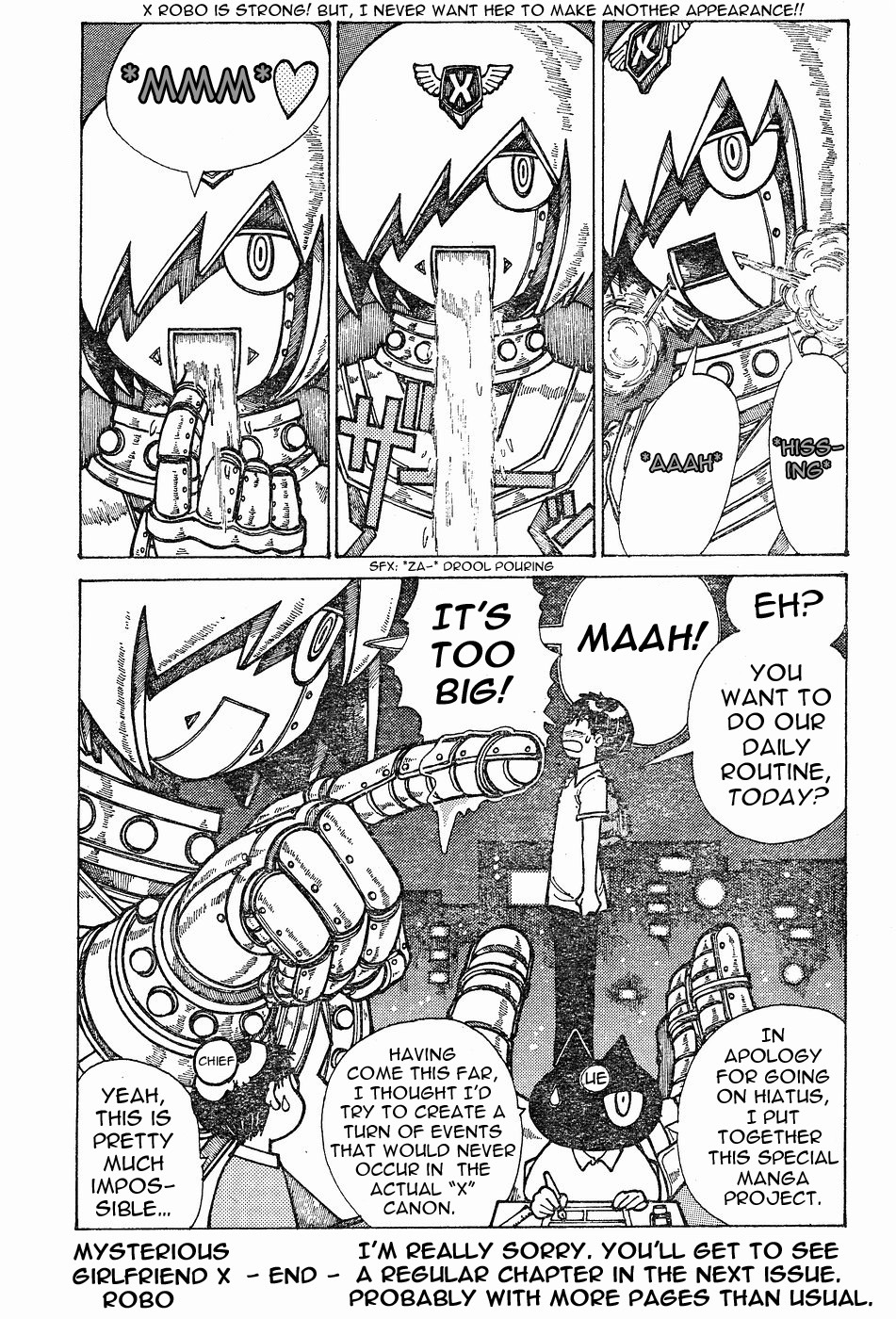 Mysterious Girlfriend X Chapter 52.5 page 5 - Chapter 52.5: Mysterious Girlfriend X Robo