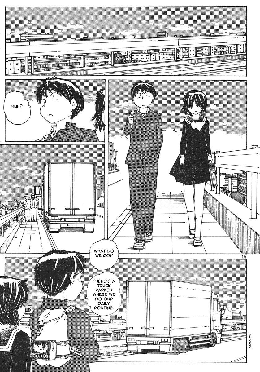 Mysterious Girlfriend X Chapter 52 page 16 - Chapter 52: Mysterious Narrowed, Angry Eyes vs. Gentle, Soothing Eyes (Part 2)