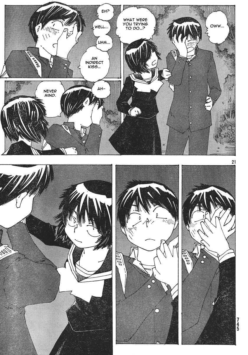 Mysterious Girlfriend X Chapter 52 page 22 - Chapter 52: Mysterious Narrowed, Angry Eyes vs. Gentle, Soothing Eyes (Part 2)