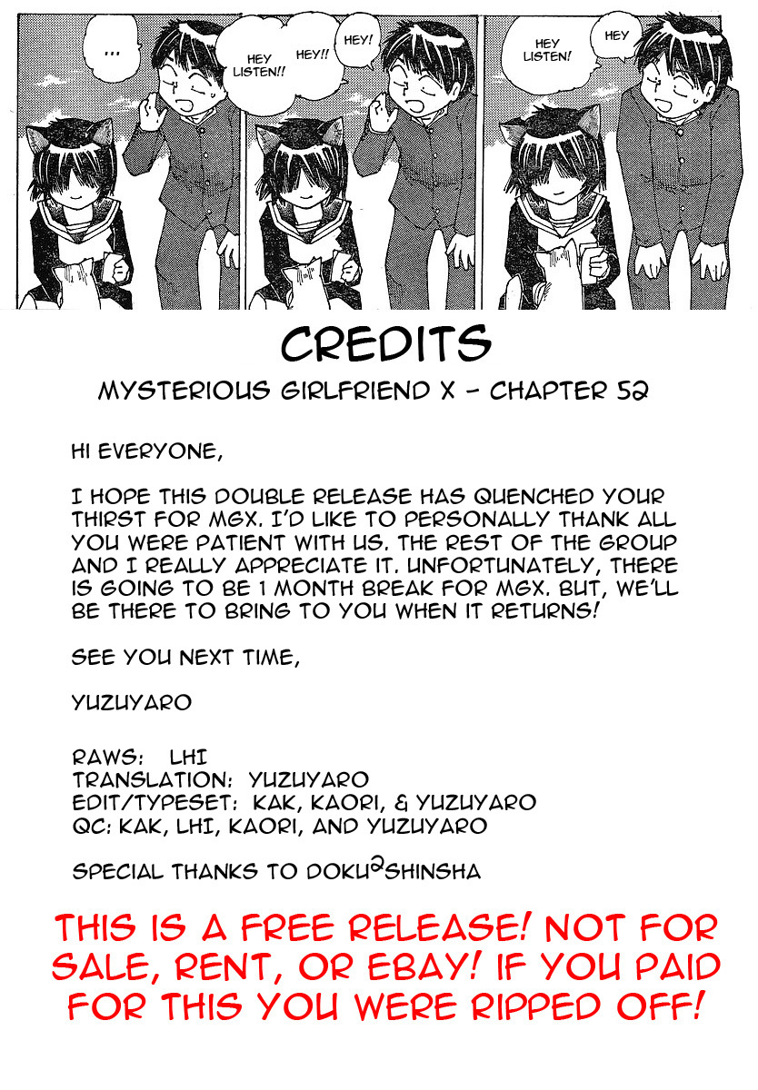 Mysterious Girlfriend X Chapter 52 page 26 - Chapter 52: Mysterious Narrowed, Angry Eyes vs. Gentle, Soothing Eyes (Part 2)