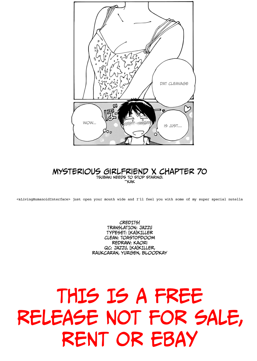 Mysterious Girlfriend X Chapter 70 page 1 - Chapter 70: The Mysterious Movie Screening (Part 2)