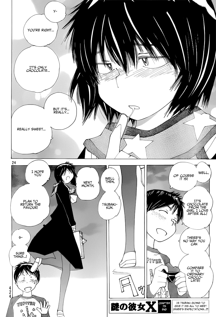 Mysterious Girlfriend X Chapter 75 page 25 - Chapter 75: The Mysterious Valentine