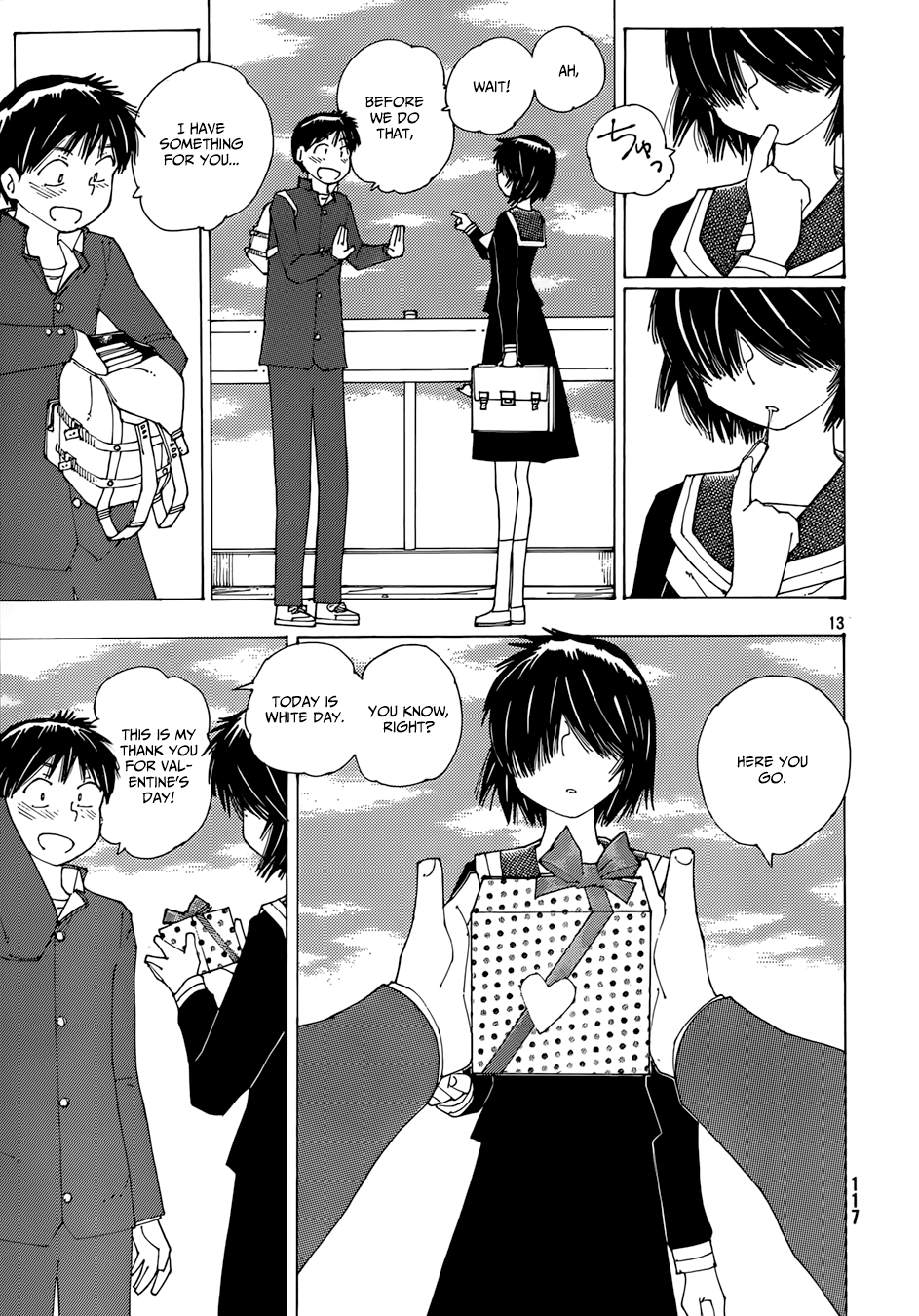 Mysterious Girlfriend X Chapter 76 page 14 - Chapter 76: The Mysterious White Day