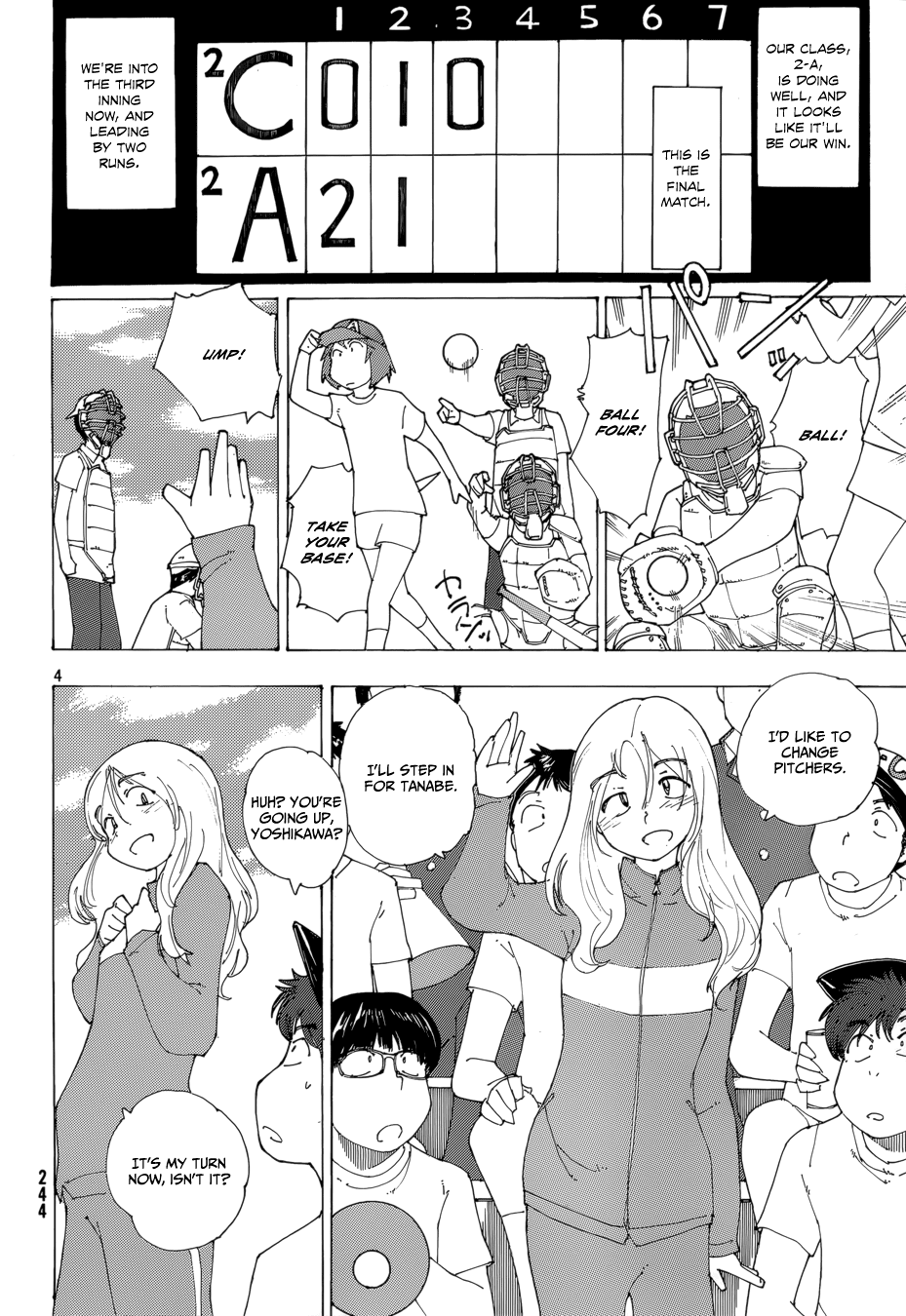 Mysterious Girlfriend X Chapter 77 page 10 - Chapter 77: The Mysterious Softball Game