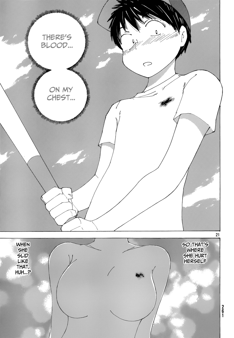 Mysterious Girlfriend X Chapter 77 page 27 - Chapter 77: The Mysterious Softball Game