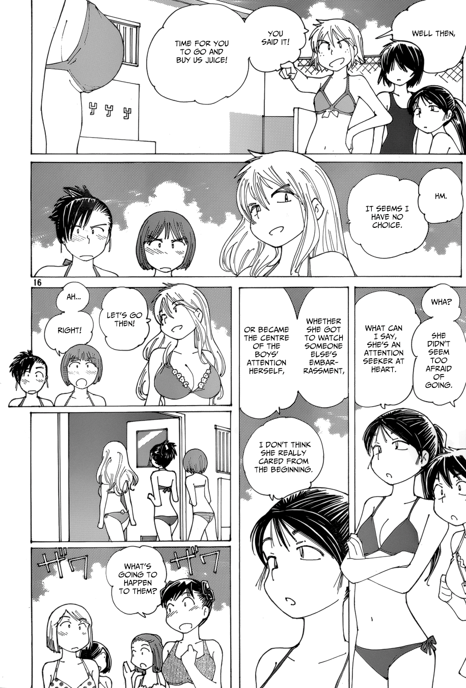 Mysterious Girlfriend X Chapter 79 page 16 - Chapter 79: The Mysterious Poolside