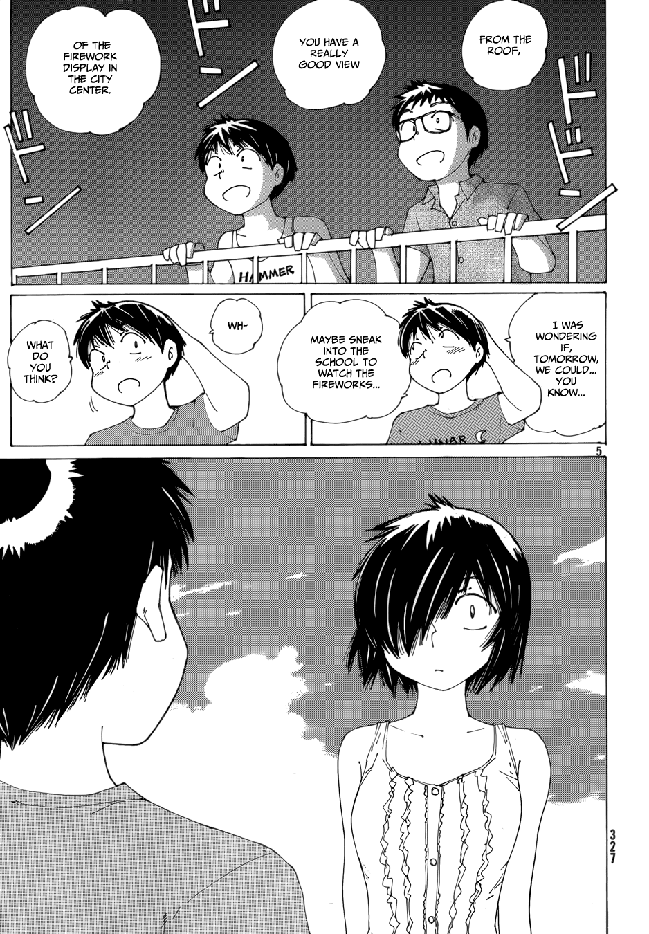 Mysterious Girlfriend X Chapter 80 page 5 - Chapter 80: Mysterious Fireworks
