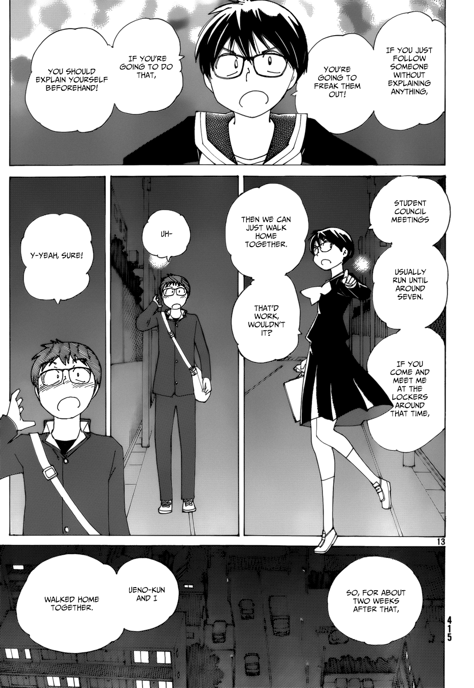 Mysterious Girlfriend X Chapter 81 page 13 - Chapter 81: The Mysterious Backstory