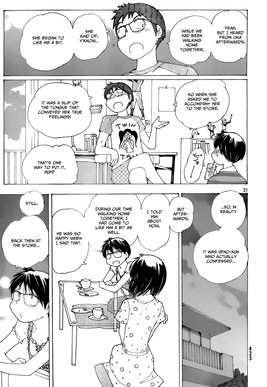 Mysterious Girlfriend X Chapter 81 page 21 - Chapter 81: The Mysterious Backstory