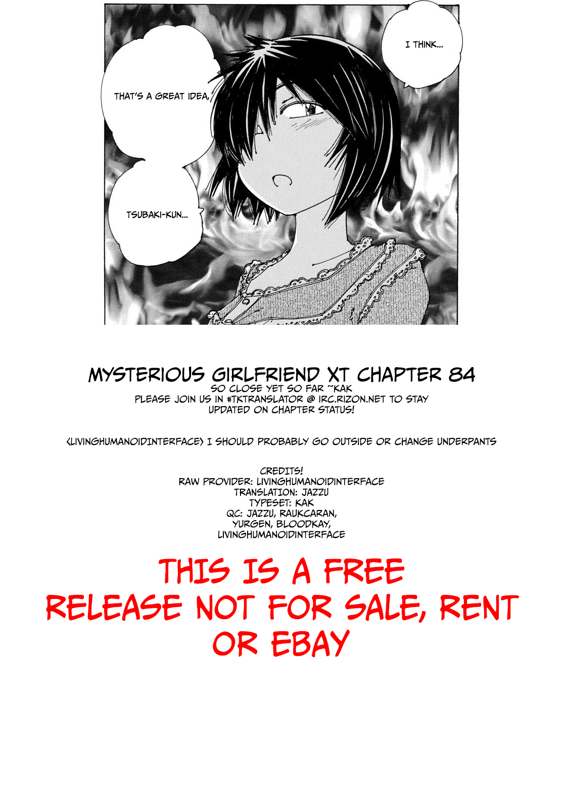 Mysterious Girlfriend X Chapter 84 page 27 - Chapter 84: The Mysterious Match - Tsubaki vs. Urabe