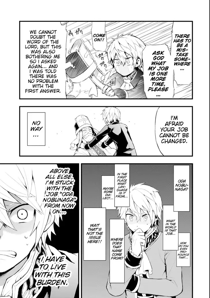 Mysterious Job Called Oda Nobunaga Chapter 1 page 15 - Chapter 1: The job named Oda Nobunaga