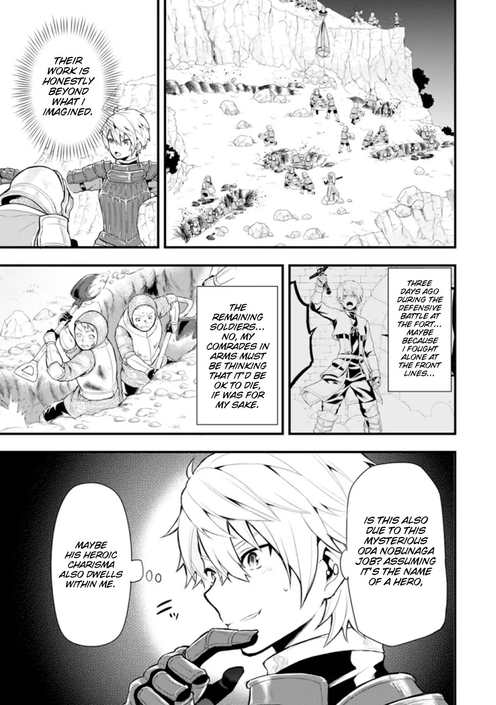 Mysterious Job Called Oda Nobunaga Chapter 3 page 14 - Chapter 3: The overnight fortress